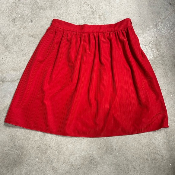House Of Harlow 1960 Revolve Red Lined Mini Skirt Side Zip Size Small - Picture 1 of 6